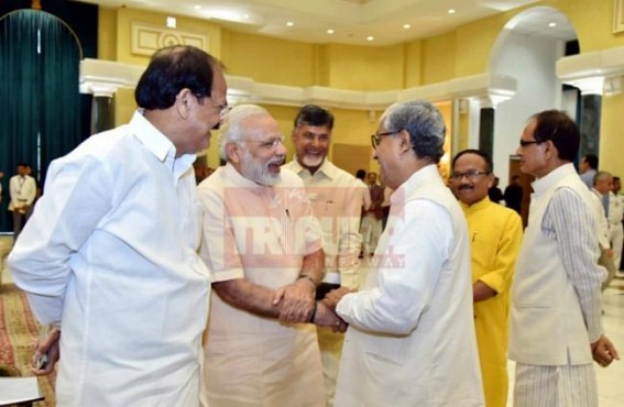 Tripura CM's flop speech at Inter State Council meet : Manik Sarkar demanded 90% Central cash for State projects as State Govt failed to generate revenues, no Industries, no employments : 'Federalism key for India's development', says PM Modi Tripura CM's flop speech at Inter State Council meet : Manik Sarkar demanded 90% Central cash for State projects as State Govt failed to generate revenues, no Industries, no employments : 'Federalism key for India's development', says PM Modi